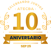 logo ATECBA 10 aniversario