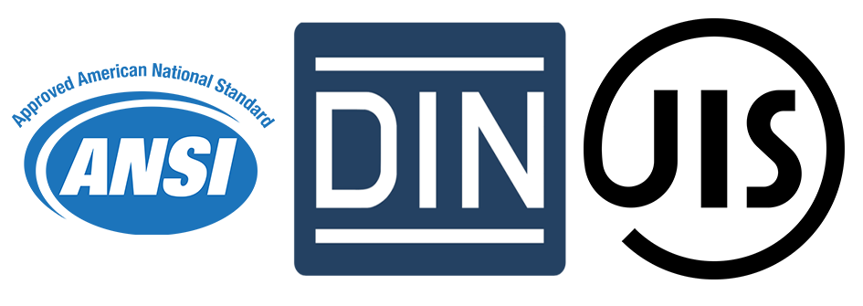 LOGOS ANSI, DIN, JIS